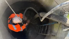 Дорожник из Йошкар-Олы спас улицу Строителей от потопов 