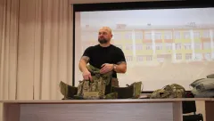 Герой Марий Эл провел урок мужества для школьников Параньгинского района 