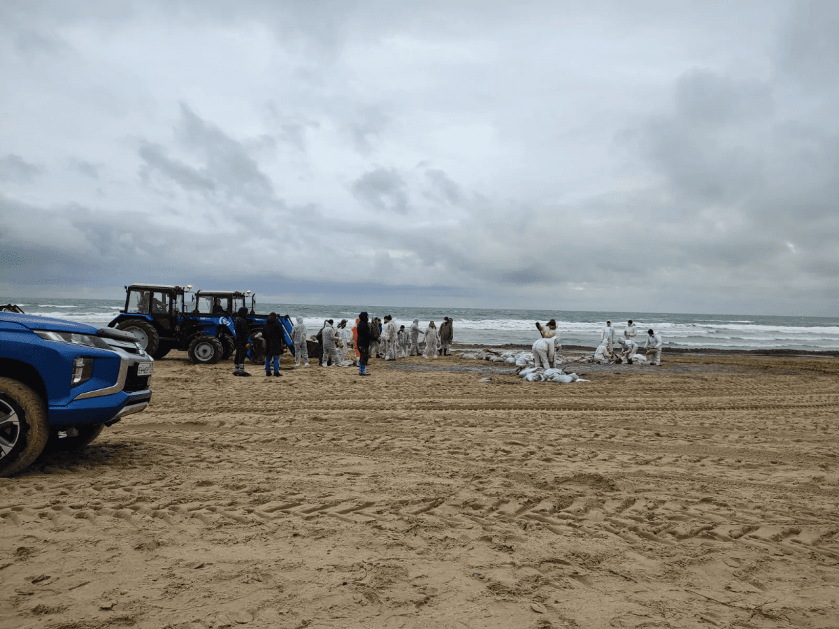 Жители Марий Эл отправились очищать побережье Анапы 