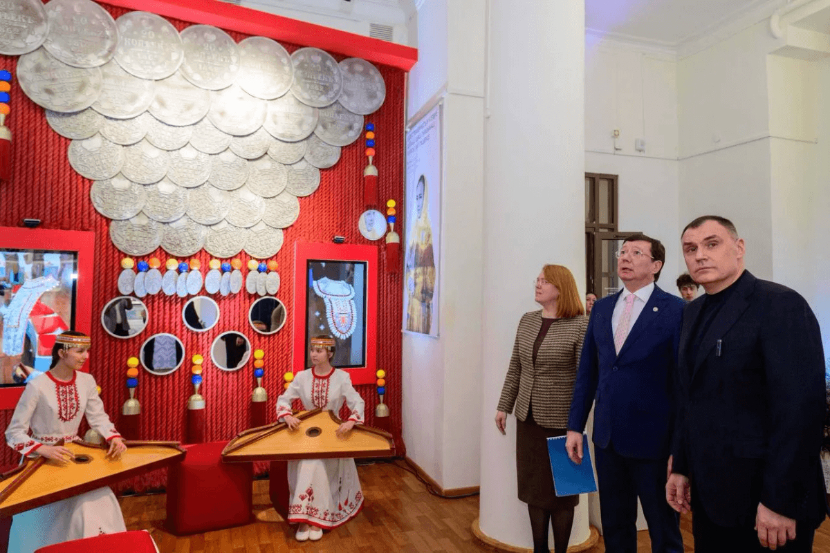 Стенд Марий Эл с выставки «Россия» установили в Национальном музее имени Евсеева