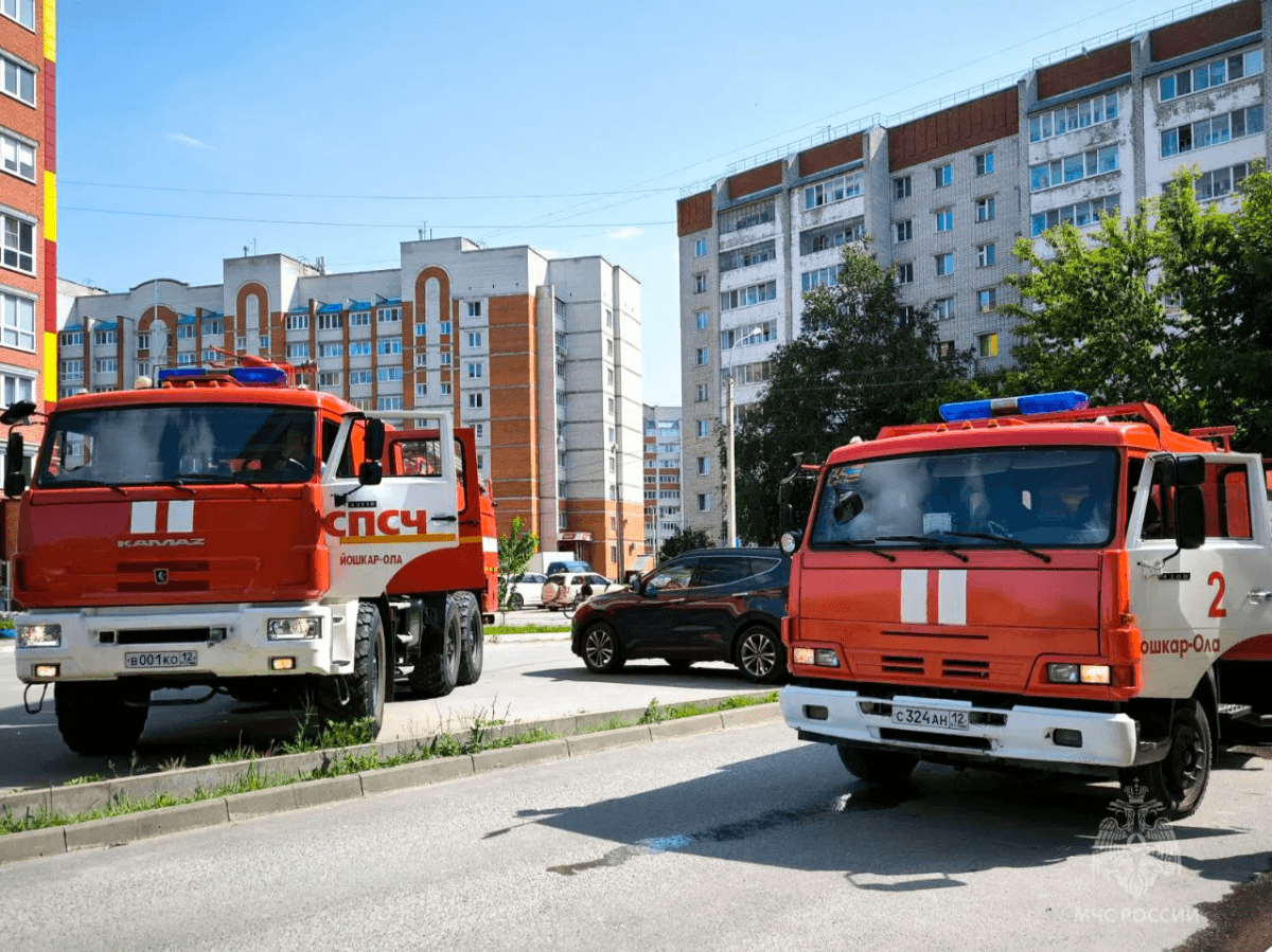 За сутки в Марий Эл произошло два пожара с пострадавшими