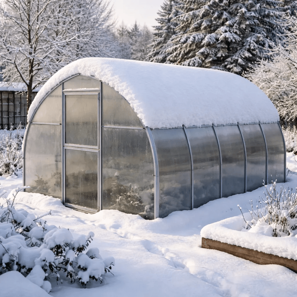 Снег на теплице: защита или угроза? Эксперты раскрыли правила зимнего ухода