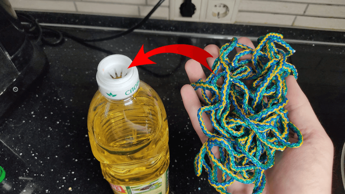 Рассказываю, почему я всегда привязываю нитку к бутылке масла: способ, который передаётся по наследству