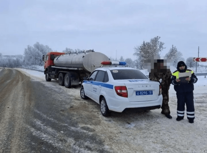 Нарушил четыре пункта ПДД: в Марий Эл задержан нетрезвый водитель грузовика
