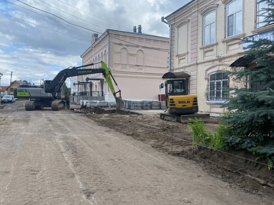 В центре Козьмодемьянска началась масштабная реконструкция