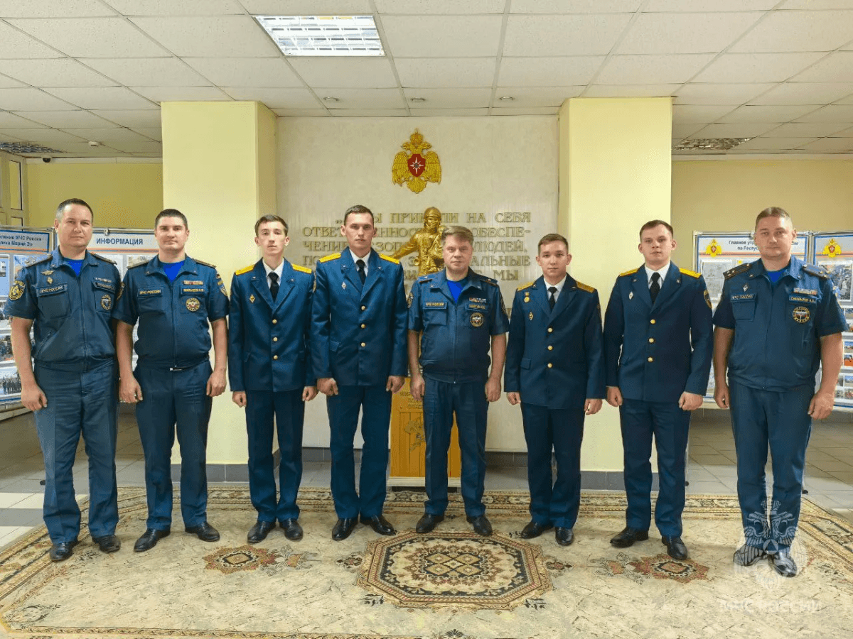 Личный состав спасательного ведомства Марий Эл пополнился молодыми лейтенантами