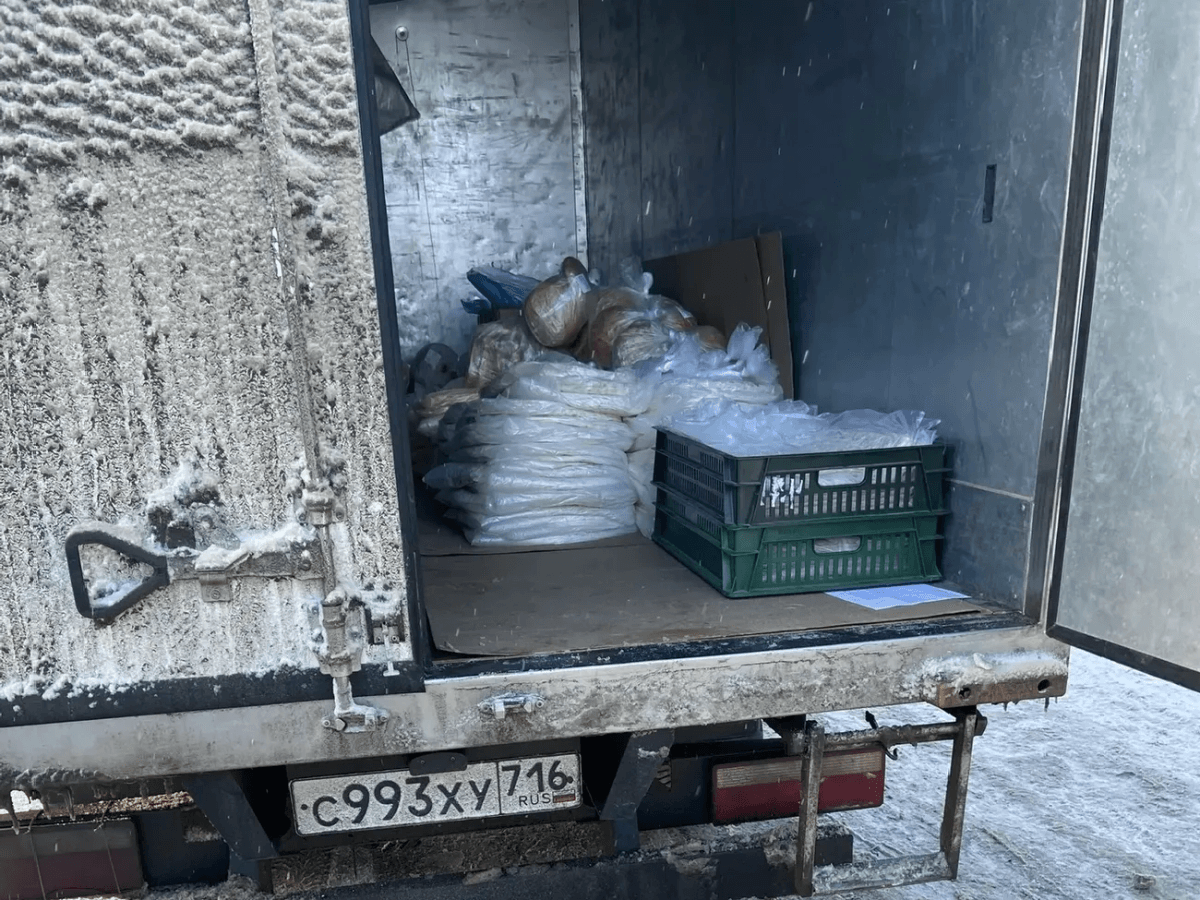 На трассе в Марий Эл задержана крупная партия куриного мяса без документов