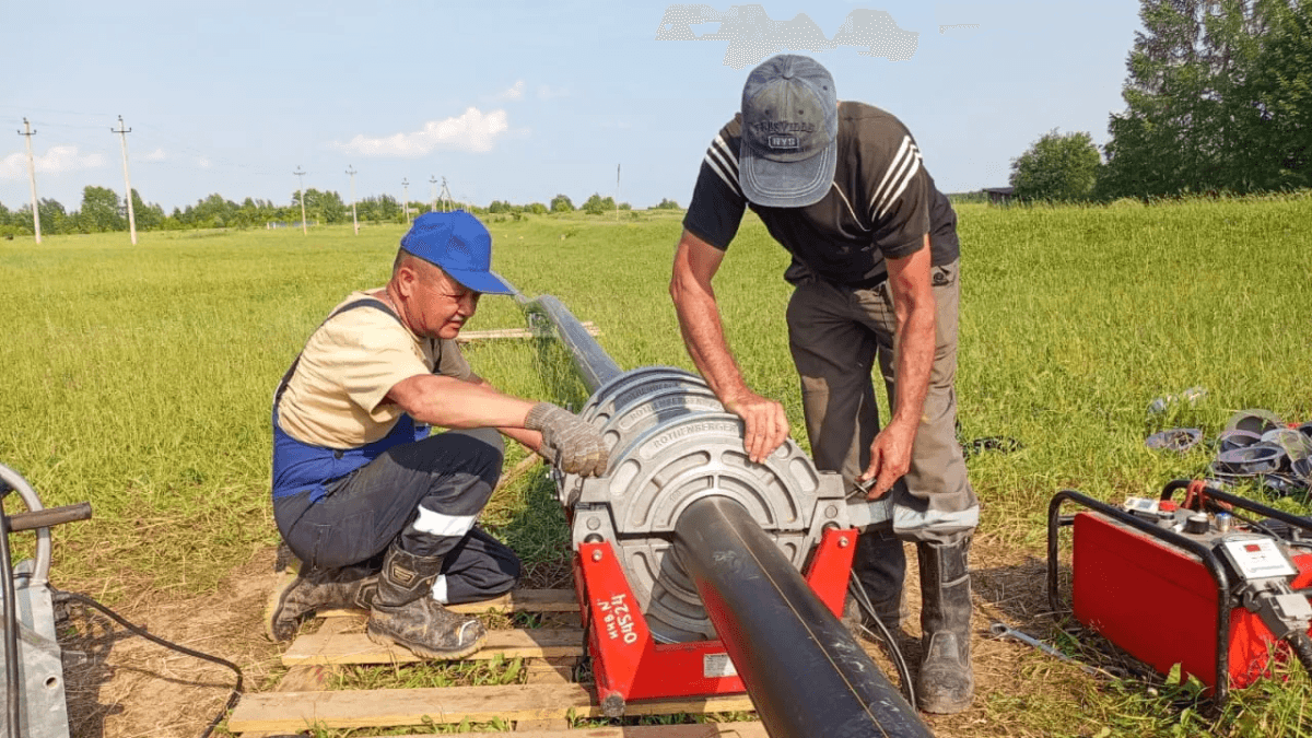 В деревне Отары Оршанского района начали строительство газопровода для 78 домов 