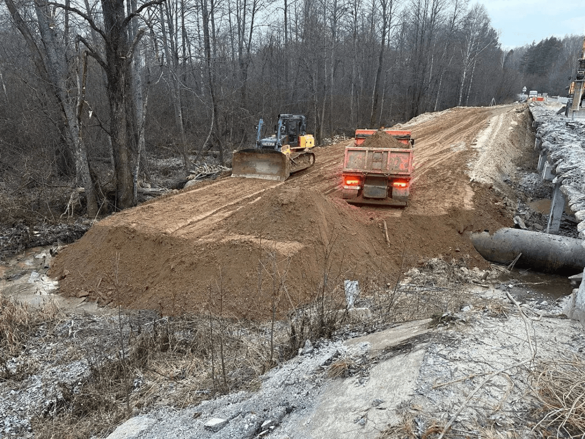 В рамках нацпроекта в Марий Эл приступили к обновлению моста на трассе Звенигово – Морки