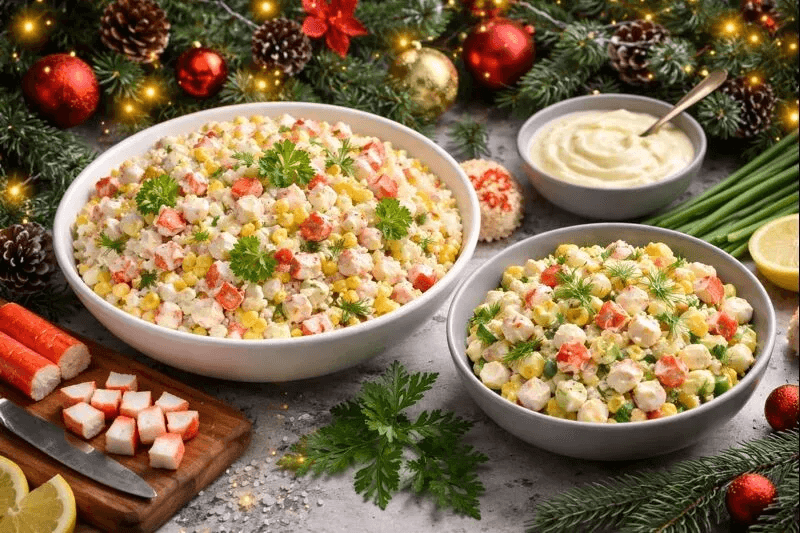 Крабовый салат: почему вокруг него спорят десятилетиями — разбираемся, как приготовить идеальный вариант 