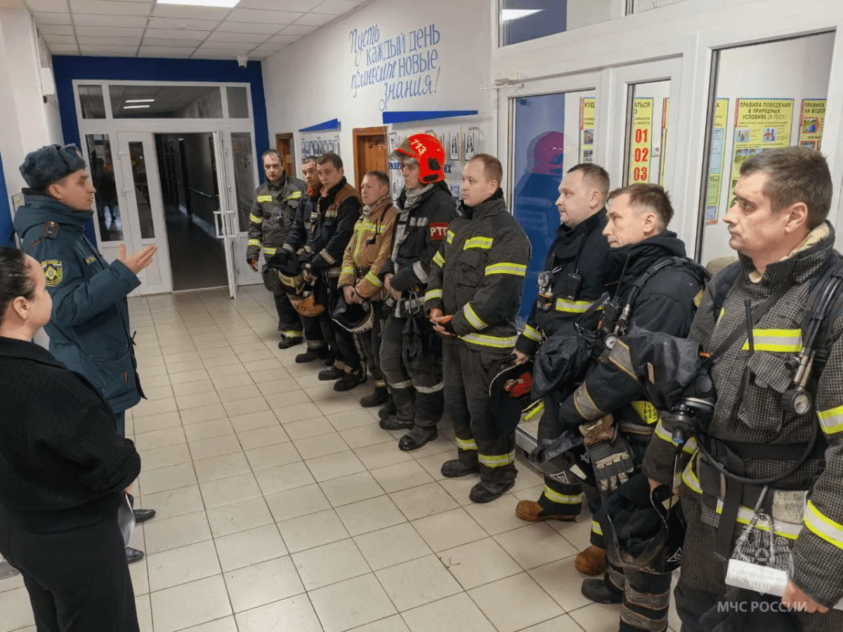 В Семеновской школе-интернат прошли пожарно-тактические учения
