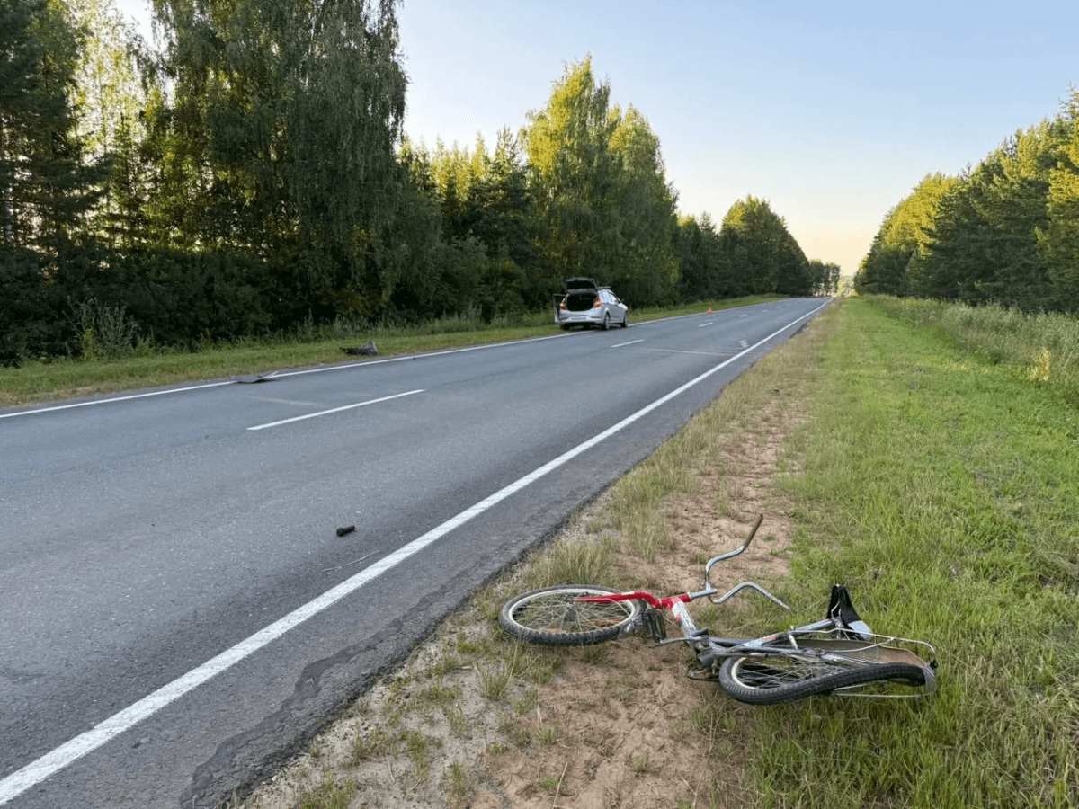 12-летний велосипедист скончался после столкновения с Hyundai в Сернурском районе