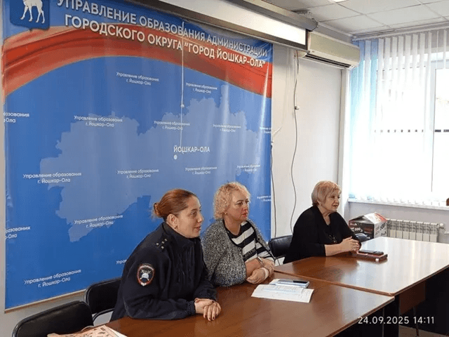В Йошкар-Оле прошло совещание: власти раздают световозвращатели и учат детей переходить дорогу безопасности