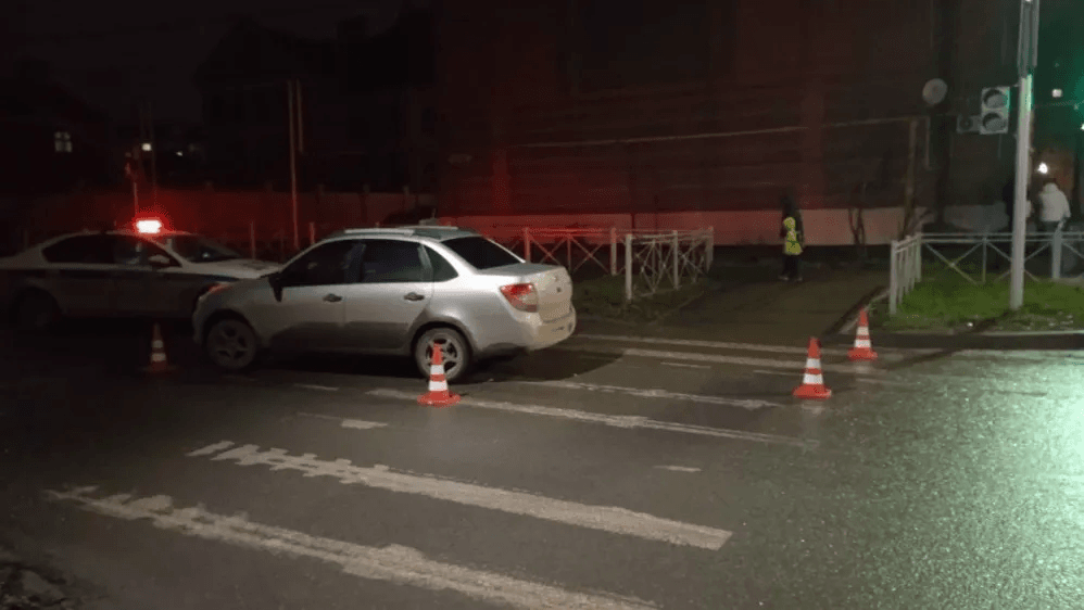 В Медведево водитель на «Ладе Гранте» сбил пенсионерку на пешеходном переходе
