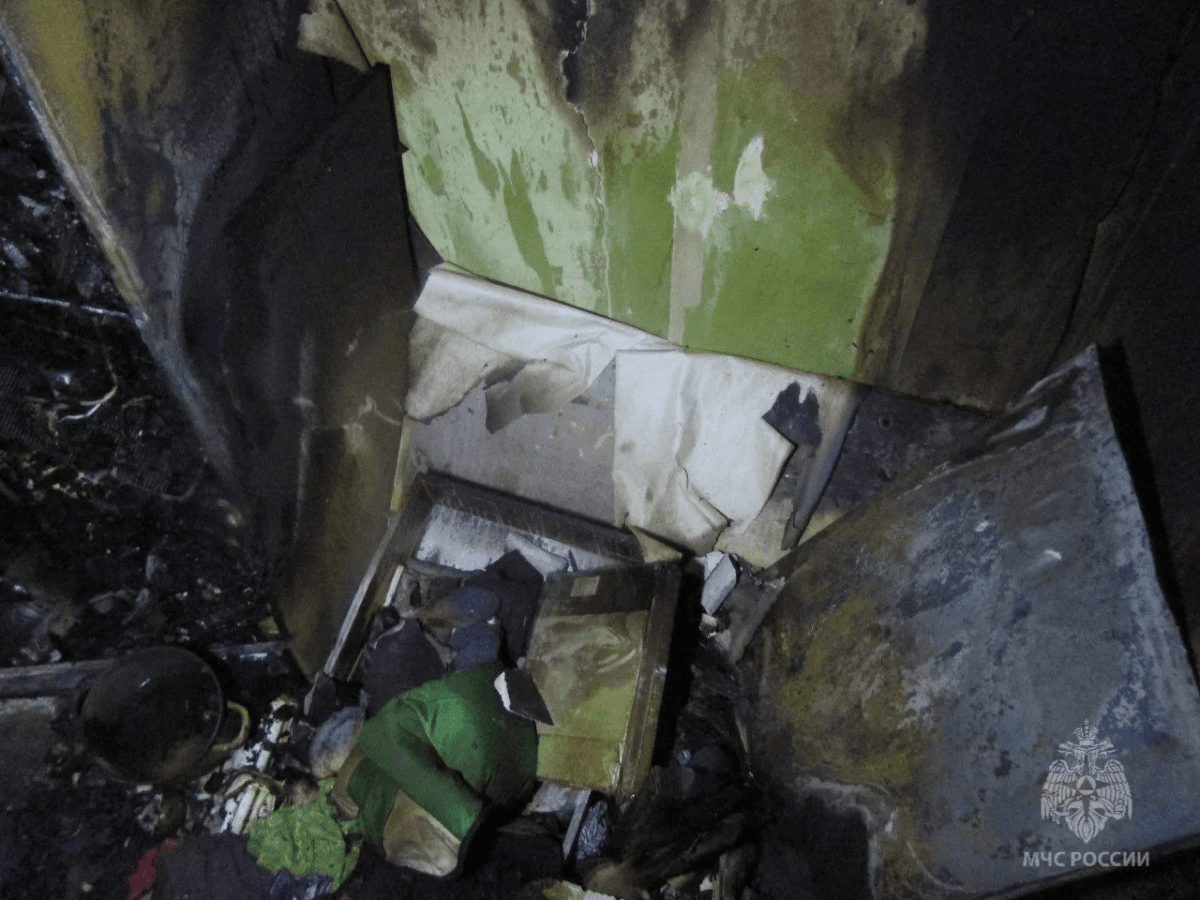 Около полуночи на пожаре в Йошкар-Оле погиб мужчина