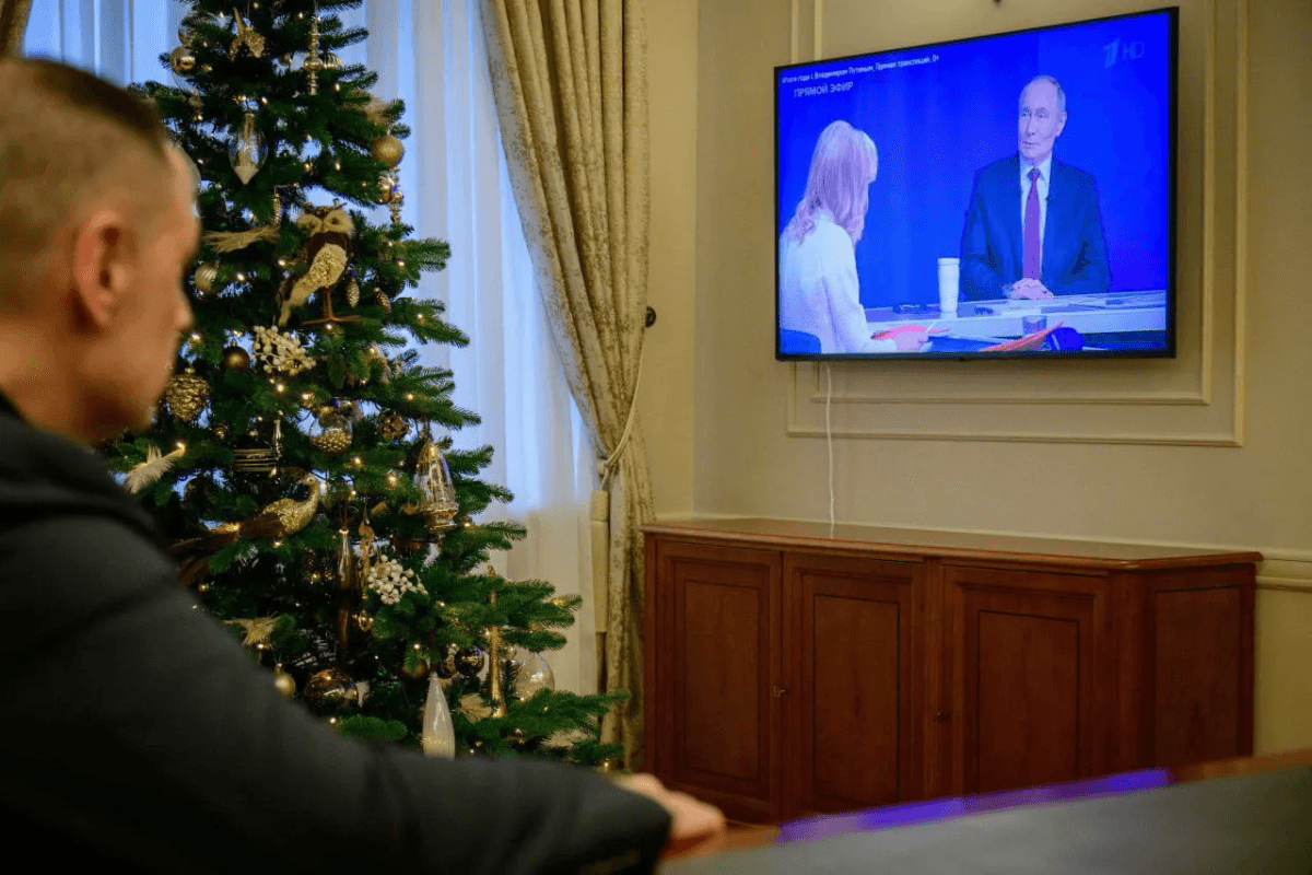 Глава Марий Эл смотрит «Итоги года с Путиным»