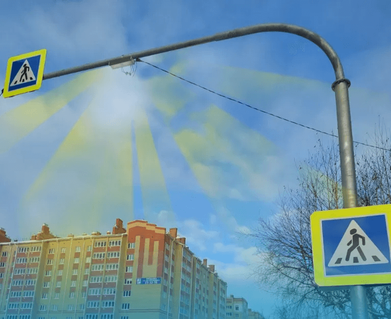 В 2024 году на 9 пешеходных переходах Йошкар-Олы появилось дополнительное освещение