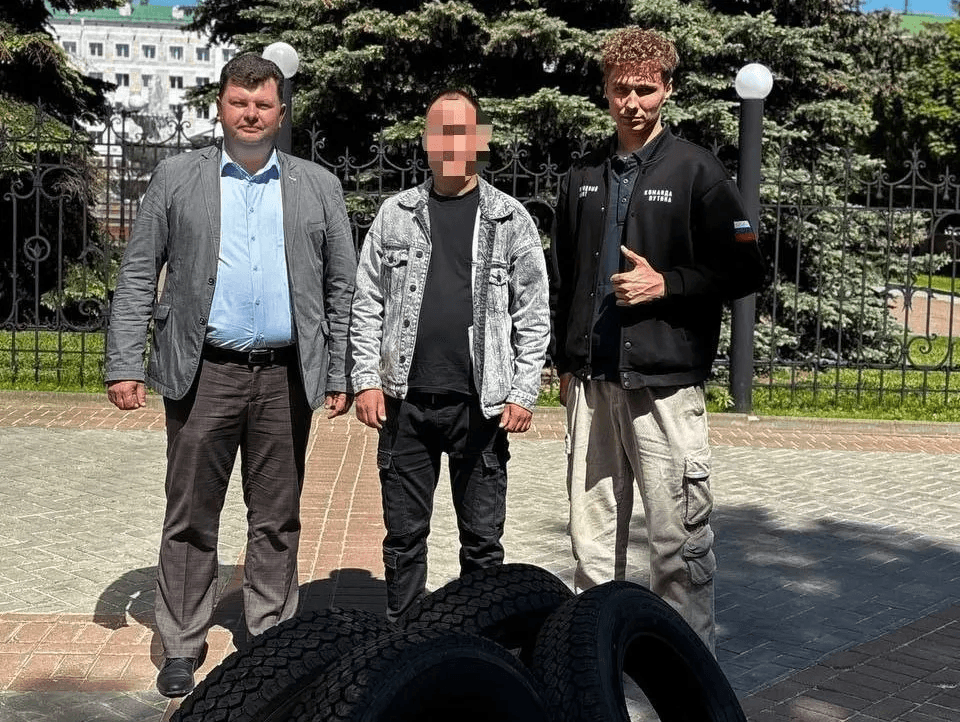 Слесарю из «Газпрома» в Марий Эл на фронте подарили резину для «Газели»