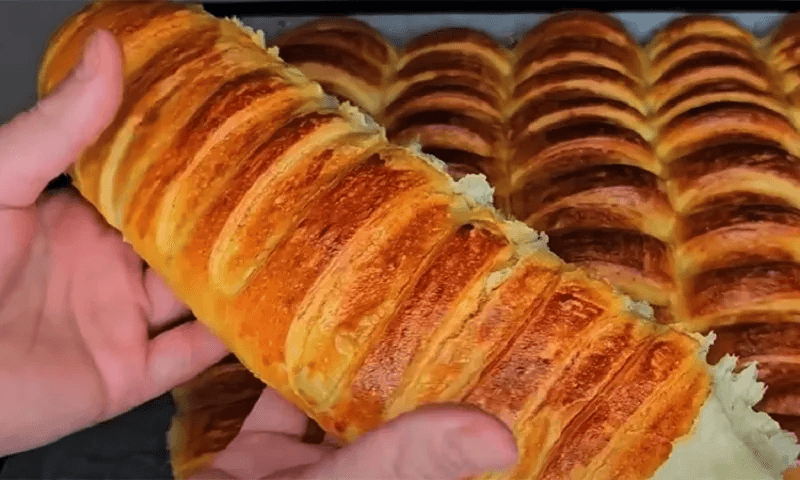 Пышный домашний багет:  за полчаса у вас будет отличная альтернатива хлебу 