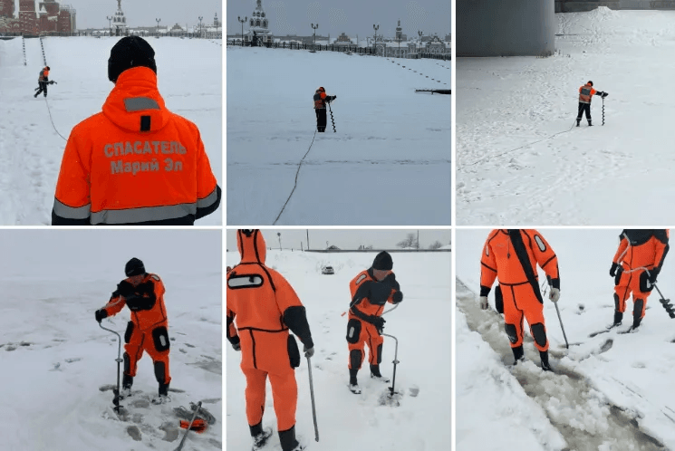 Выход на лед запрещен: спасатели обновили данные по водоемам Марий Эл