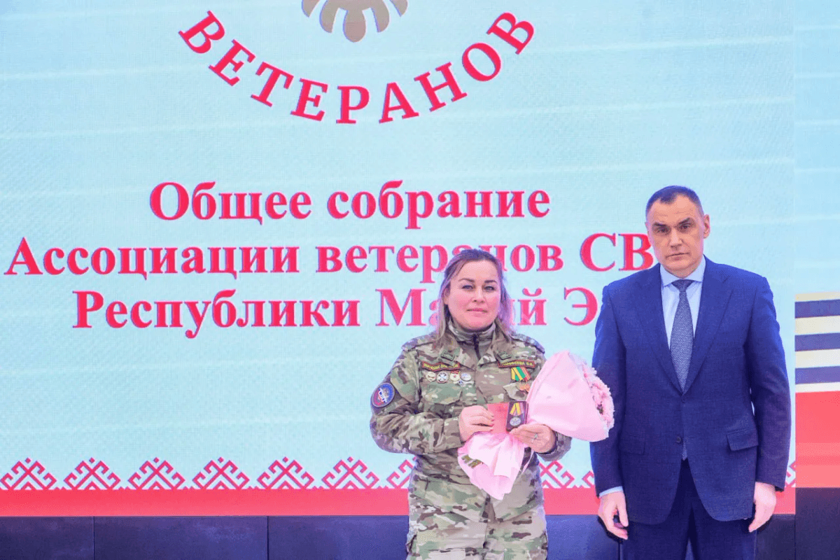 Жительница Марий Эл, доброволец СВО, получила государственную награду