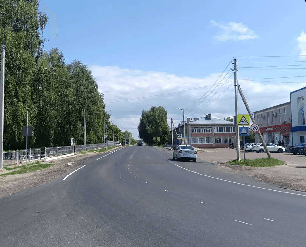 Участок дороги Звенигово – Помары длиной 1,82 км отремонтировали за 38 млн рублей