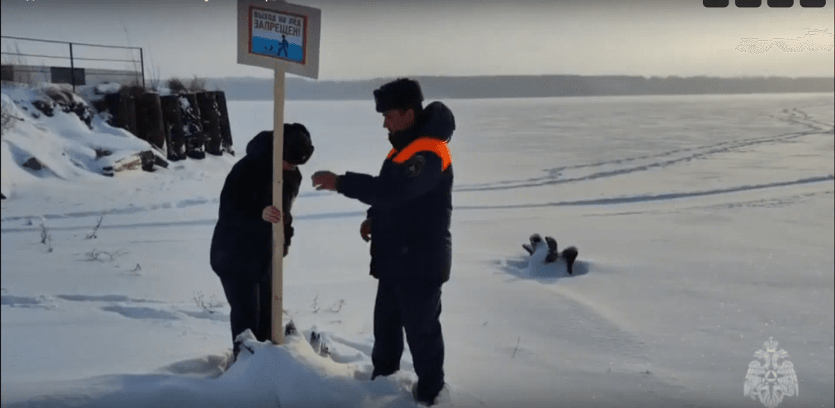 Инспекторы ГИМС в Марий Эл устанавливают предупреждающие знаки вблизи водоёмов