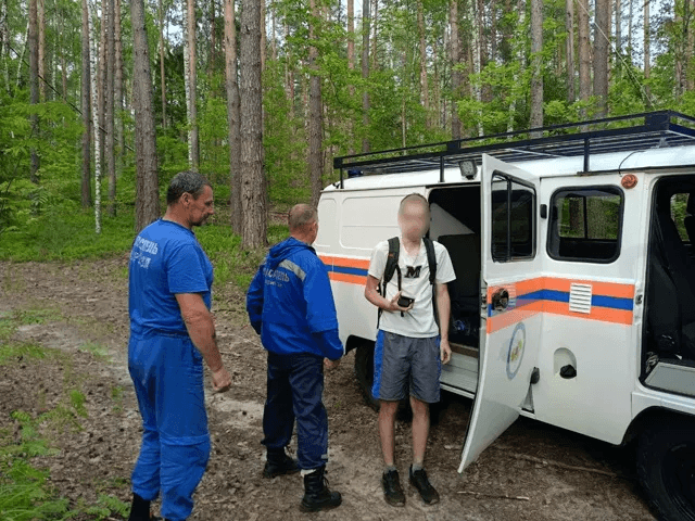 Мужчину нашли в лесу Звениговского района после того, как он заблудился во время велопоездки