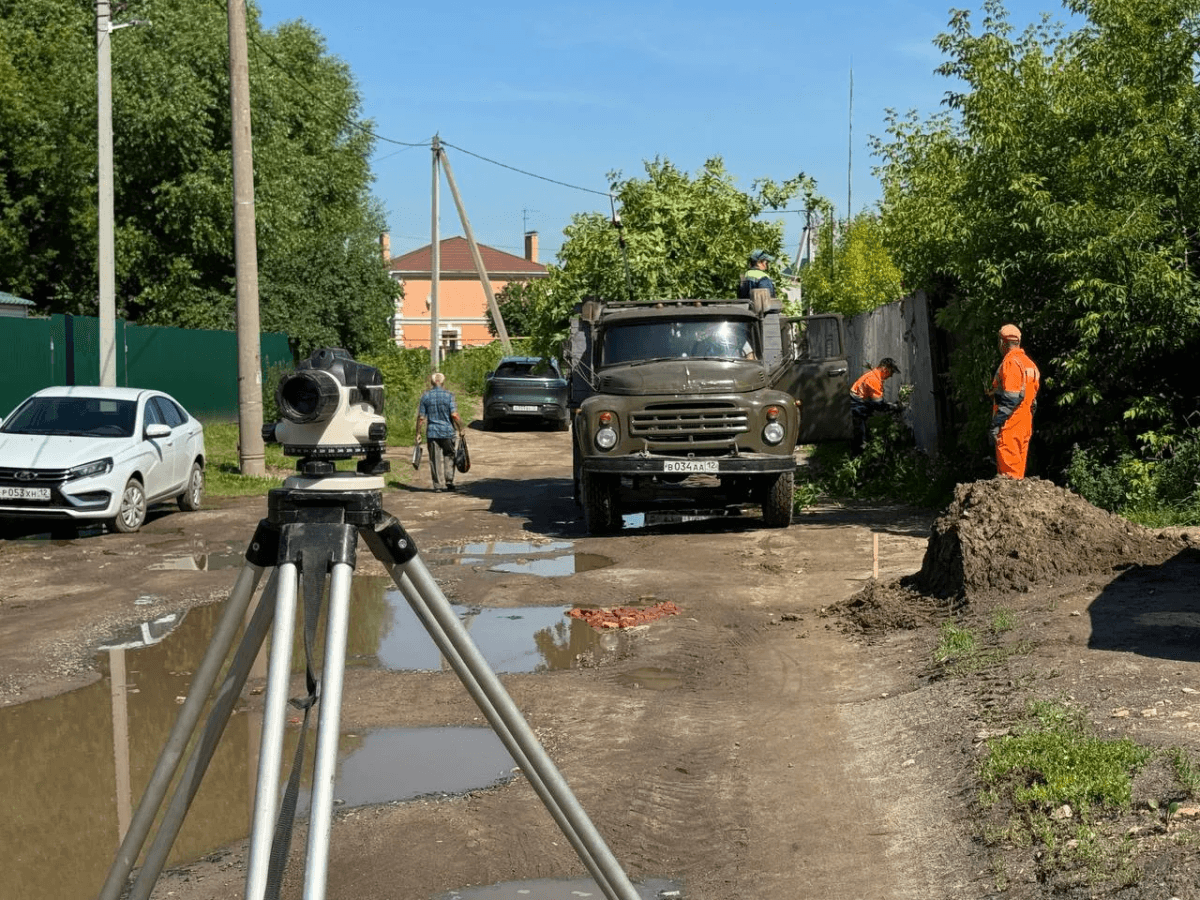 В Йошкар-Оле начался долгожданный ремонт улицы Гомзово
