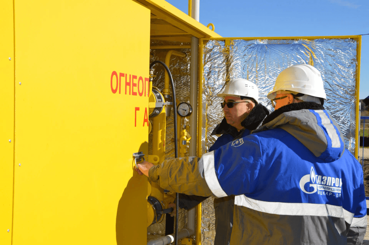 В деревне Алмаметьево подключили первые дома к газу по программе догазификации