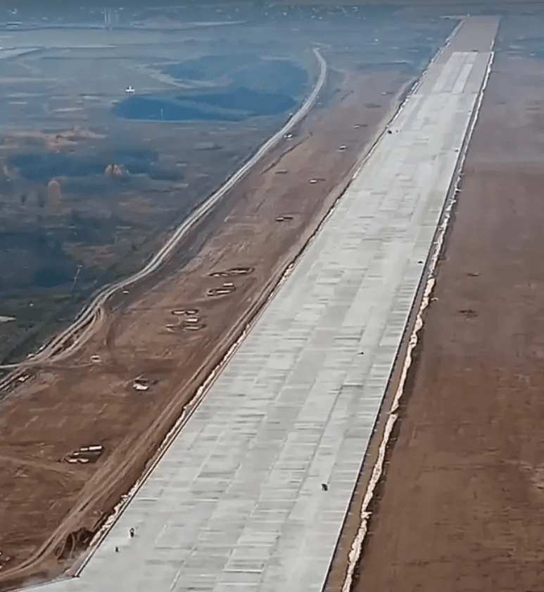 Реконструкция ВПП в аэропорту Йошкар-Олы выполнена на 65%