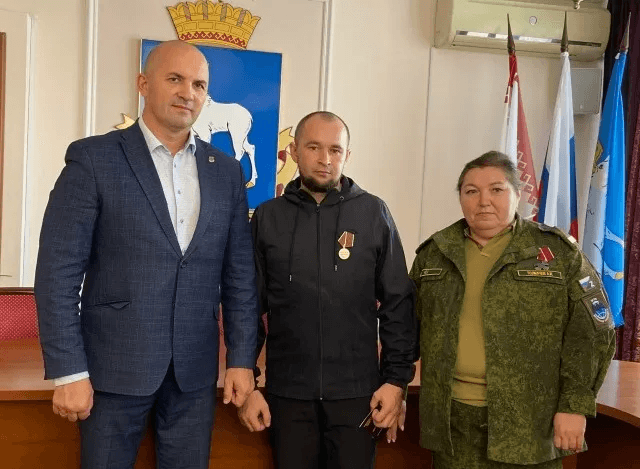 Танкиста из Йошкар-Олы наградили медалью «За ратную доблесть»