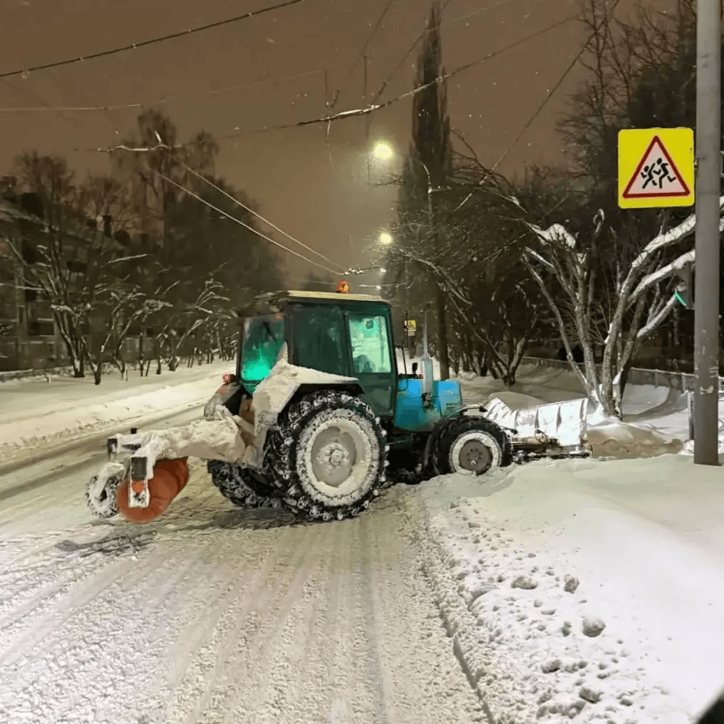 Йошкар-Ола за неделю засыпана снегом: выпало 80% месячной нормы