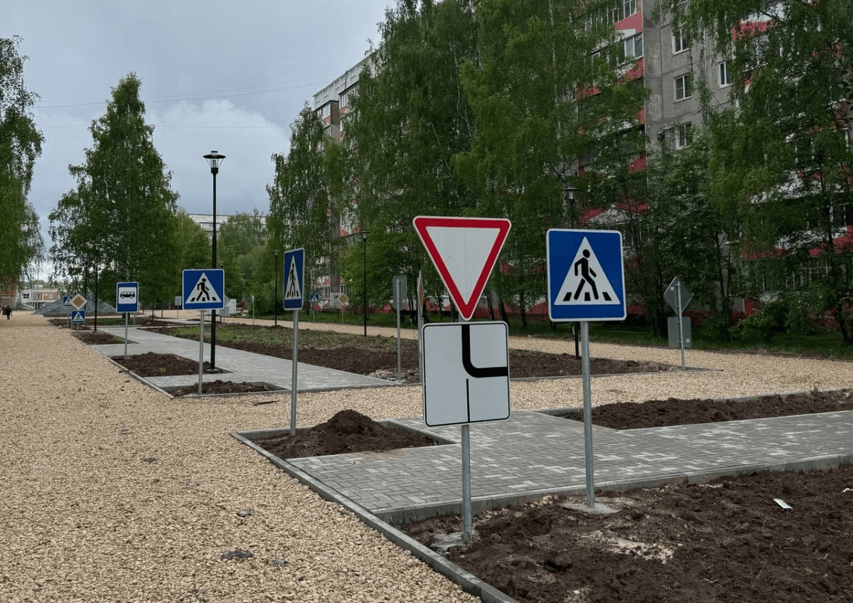 Юбилейный микрорайон получил «Автогородок» для школьников