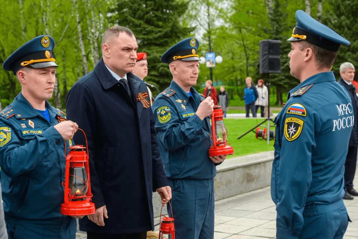 Йошкар-Ола зажгла Огонь Победы в честь героев Великой Отечественной