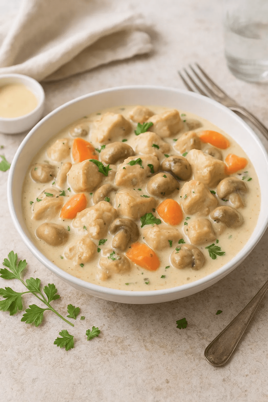 Классическое фрикасе из курицы: нежность, которая не знает границ