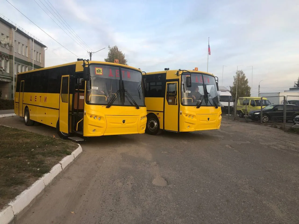 Марий Эл поступило 21 школьный автобус, включая марки ПАЗ, ГАЗ