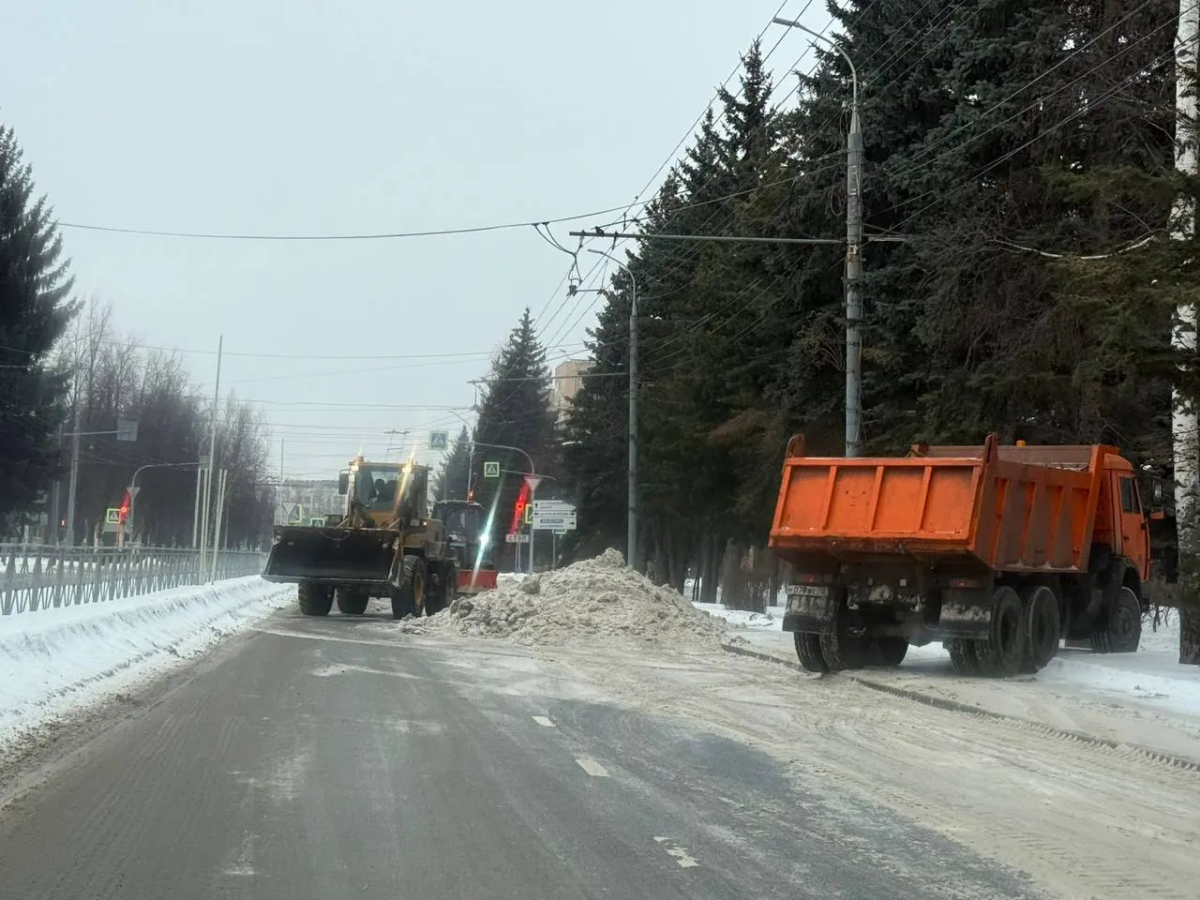 46 тысяч кубов снега вывезено за зиму из Йошкар-Олы