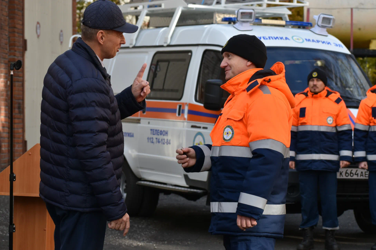 Спасателям Марий Эл вручили новую технику